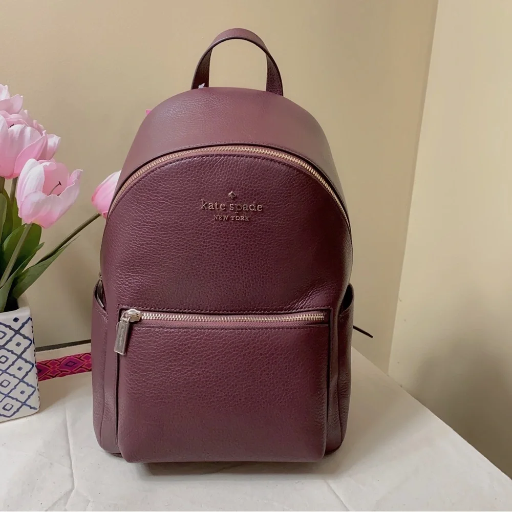 Kate Spade Leila Dome Backpack in cherrywood